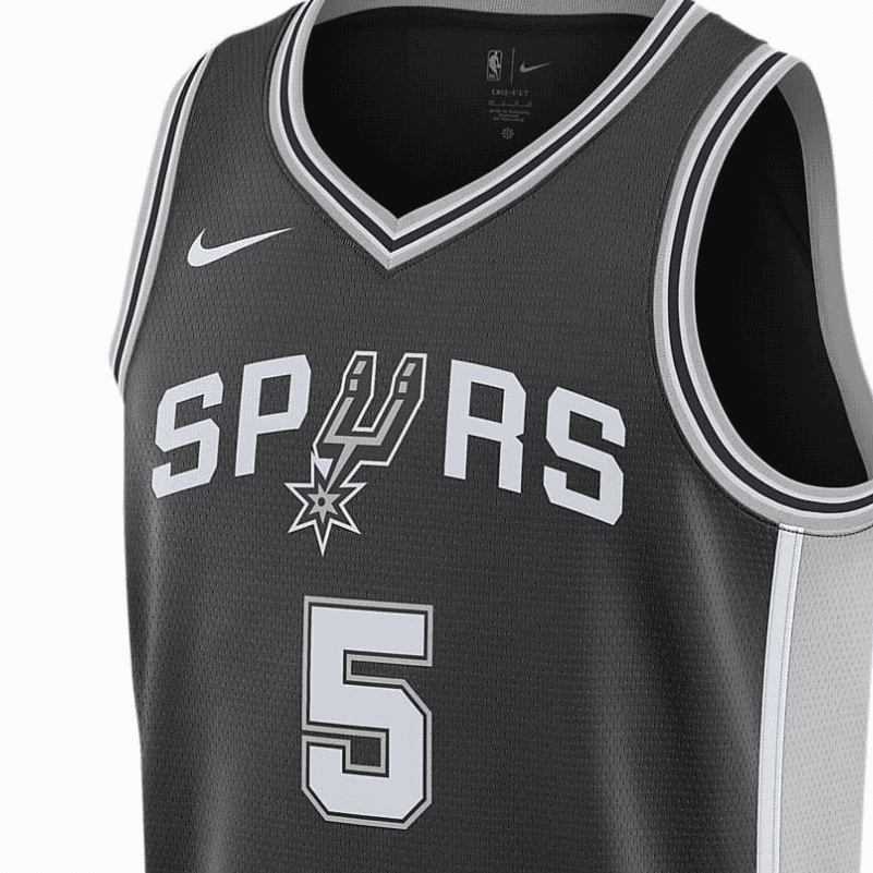 Баскетбольная майка Nike NBA Spurs Jersey - изображение 3
