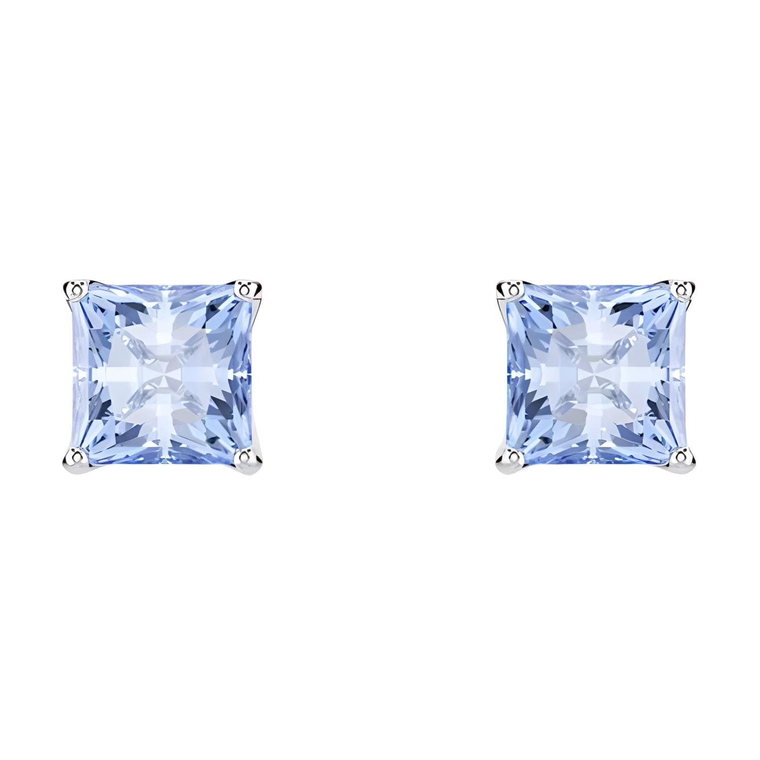 Серьги Swarovski Matrix Оригинальный дизайн Серьги-гвоздики Унисекс Синие - изображение 3