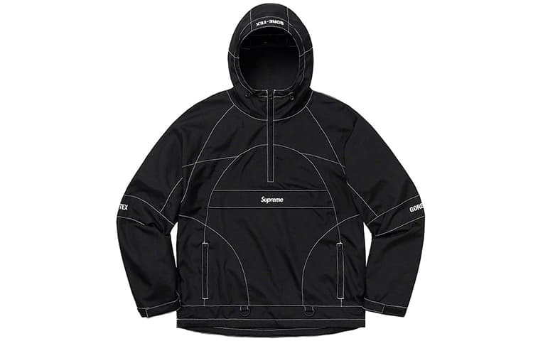 Демисезонная куртка Supreme GORE-TEX Anorak Black - изображение 1