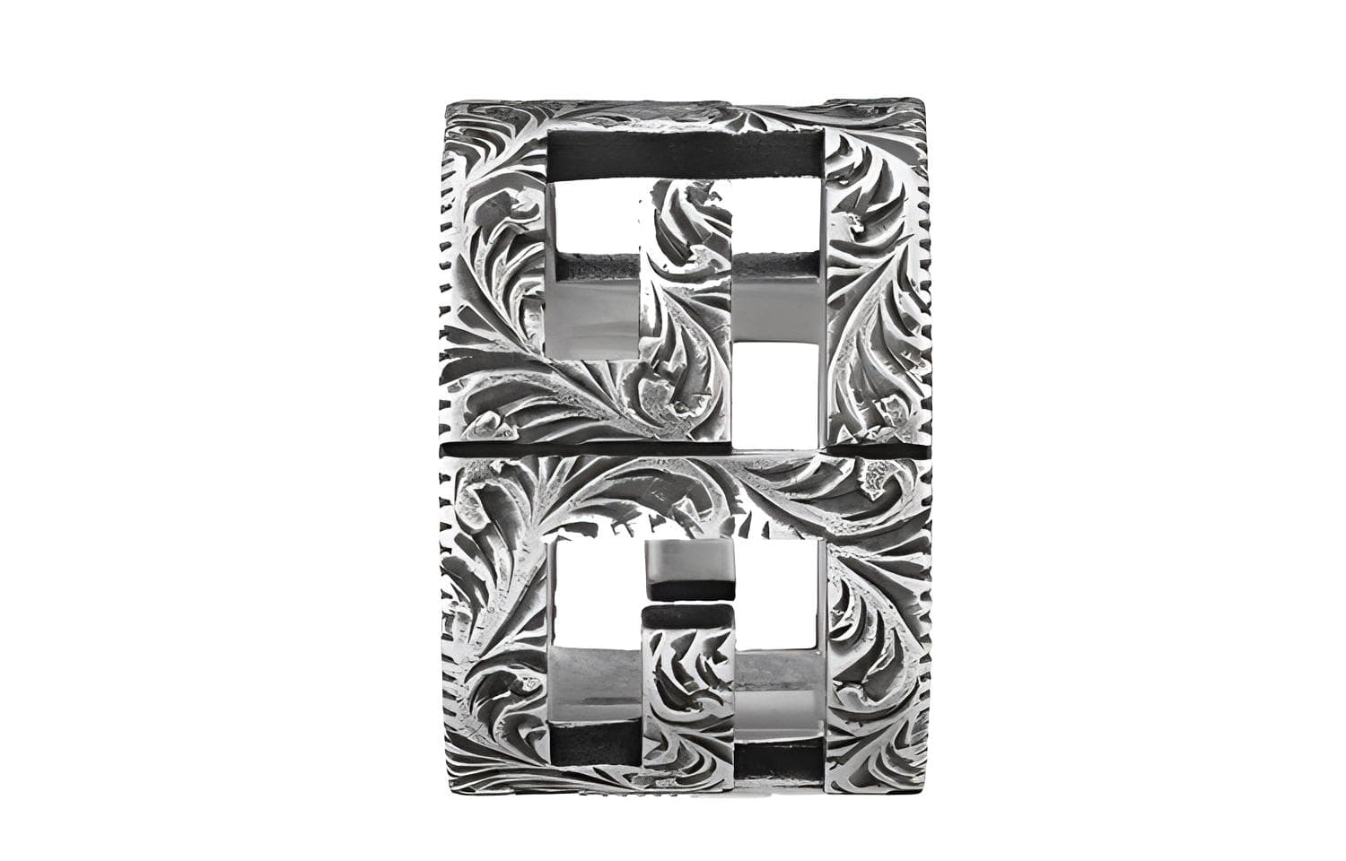Кольцо Gucci Square G Silver Ring - изображение 3