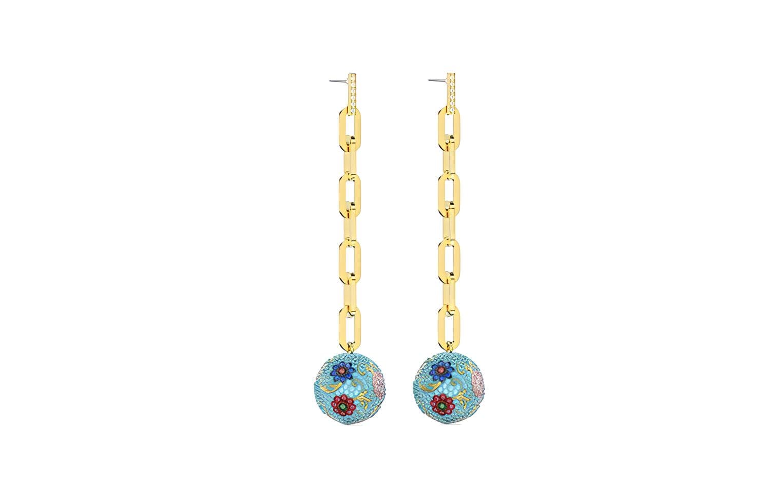 Серьги Swarovski FLOWER OF FORTUNE - изображение 2