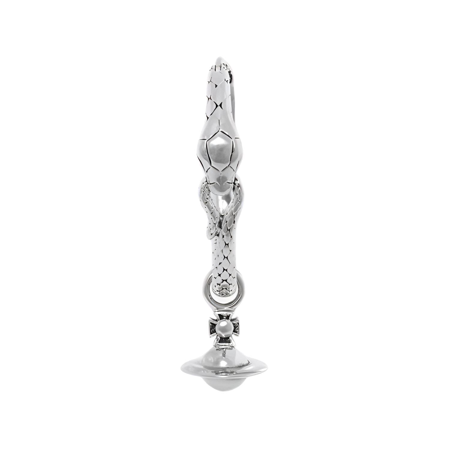Серьги Вивьен Вествуд Brass Earrings Унисекс Серебряный - изображение 2