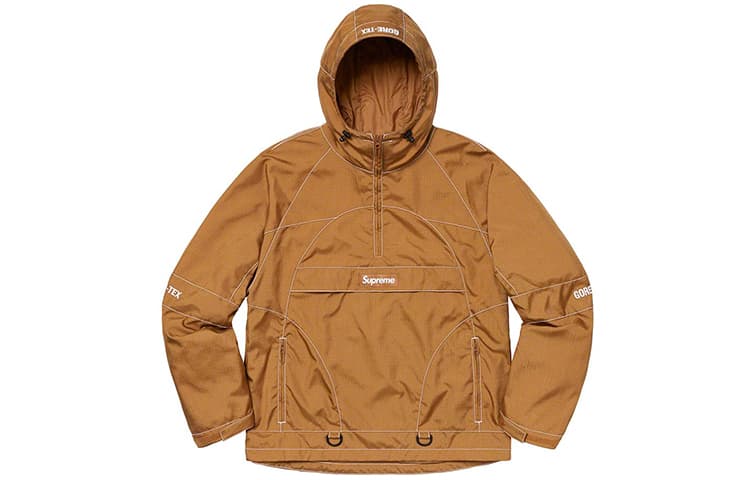 Демисезонная куртка Supreme FW19 GORE-TEX Anorak Brown - изображение 1
