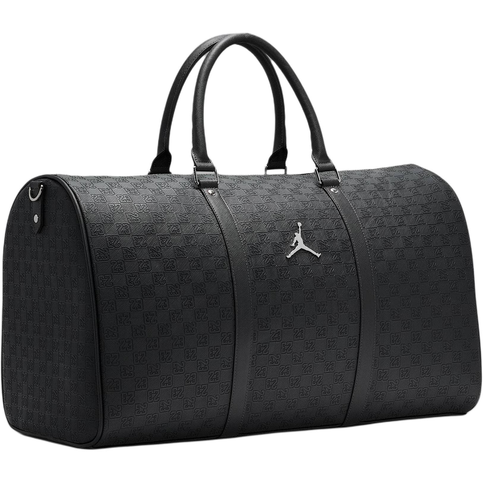 Джордан Monogram Полиуретан Дорожная Сумка 40L Унисекс Черный - изображение 2