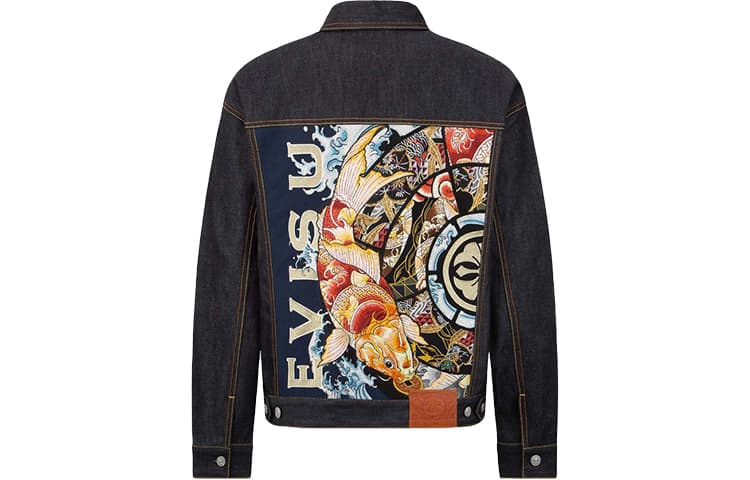 Джинсовая куртка EVISU Denim Jacket - изображение 1