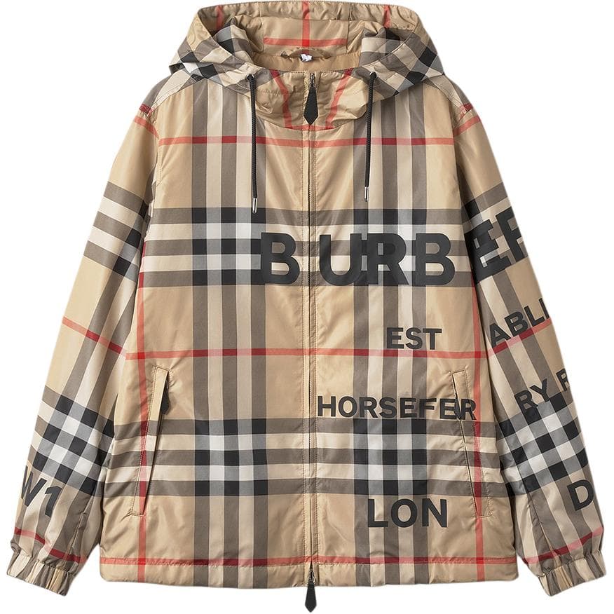 Куртка Burberry Logo Hoodie Jacket - изображение 1