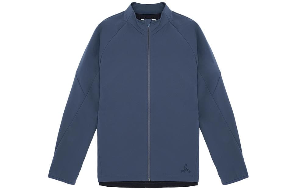 Куртка LI-NING 1990 Premium Sport Однотонный логотип молния воротник-стойка длинный рукав жакет Мужской Сумеречный индиго - изображение 1
