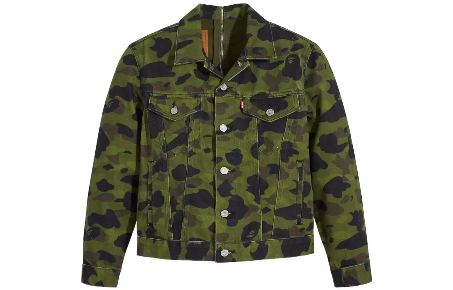 Джинсовая куртка Levis x BAPE Camo Denim Jacket - изображение 1