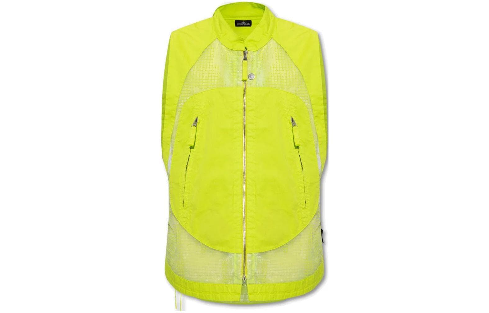Жилет STONE ISLAND Жилет Унисекс Неоновый Зеленый - изображение 1