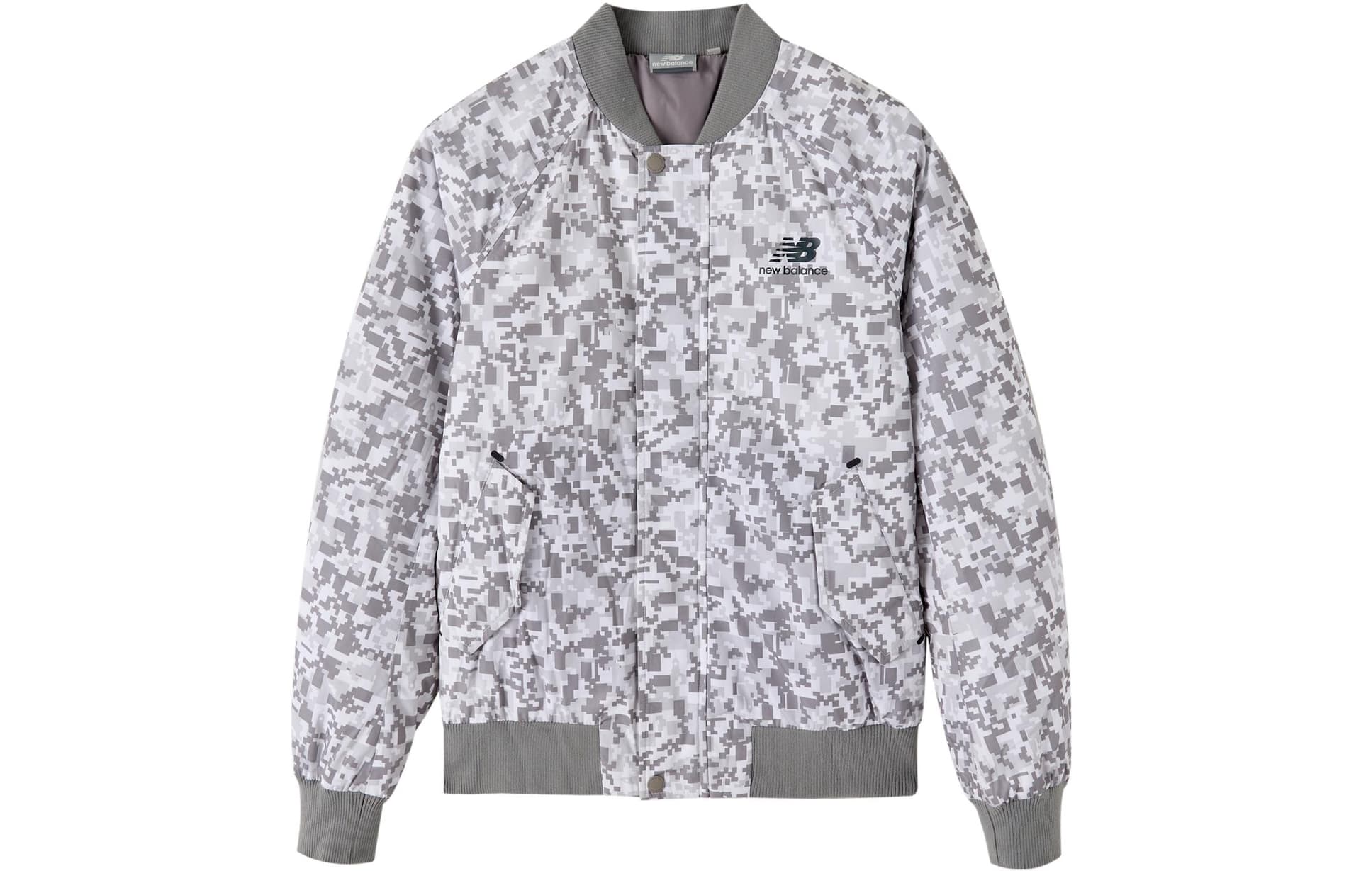 Куртка New Balance Camo Grey Jacket - изображение 1