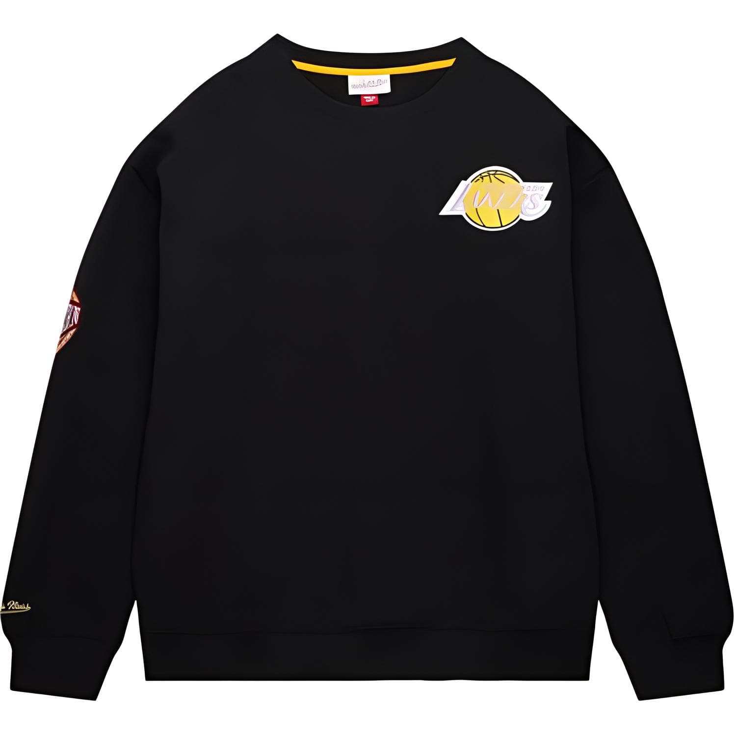 Худи Mitchell Ness x NBA TEAM FIRST SATIN FLEECE CREW LAL - изображение 1