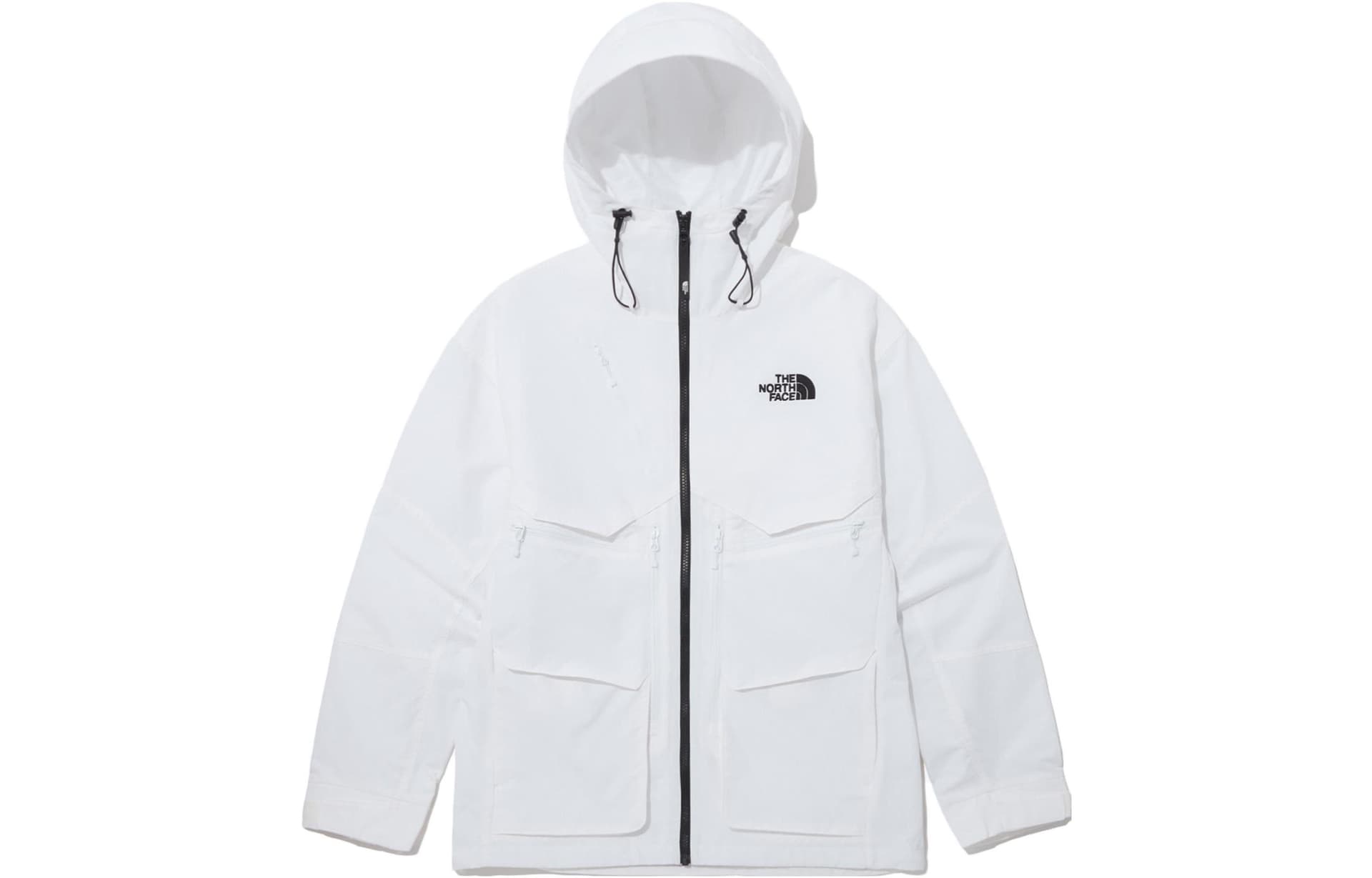 Куртка The North Face Logo Zip Hoodie White - изображение 1