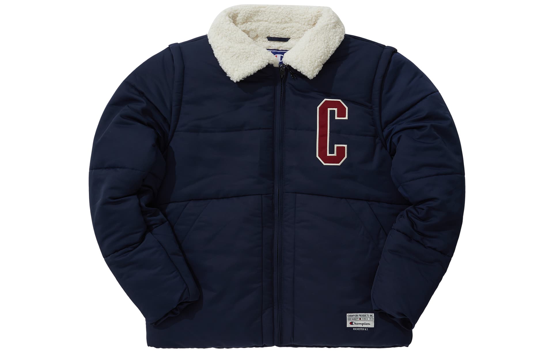 Зимняя куртка пуховик Champion logo - изображение 1