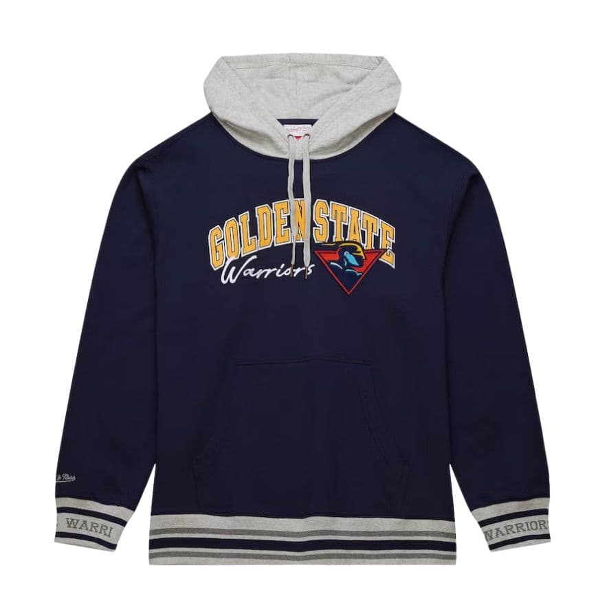 Худи Mitchell Ness X NBA Golden State Warriors Толстовка Мужской Морской синий - изображение 1