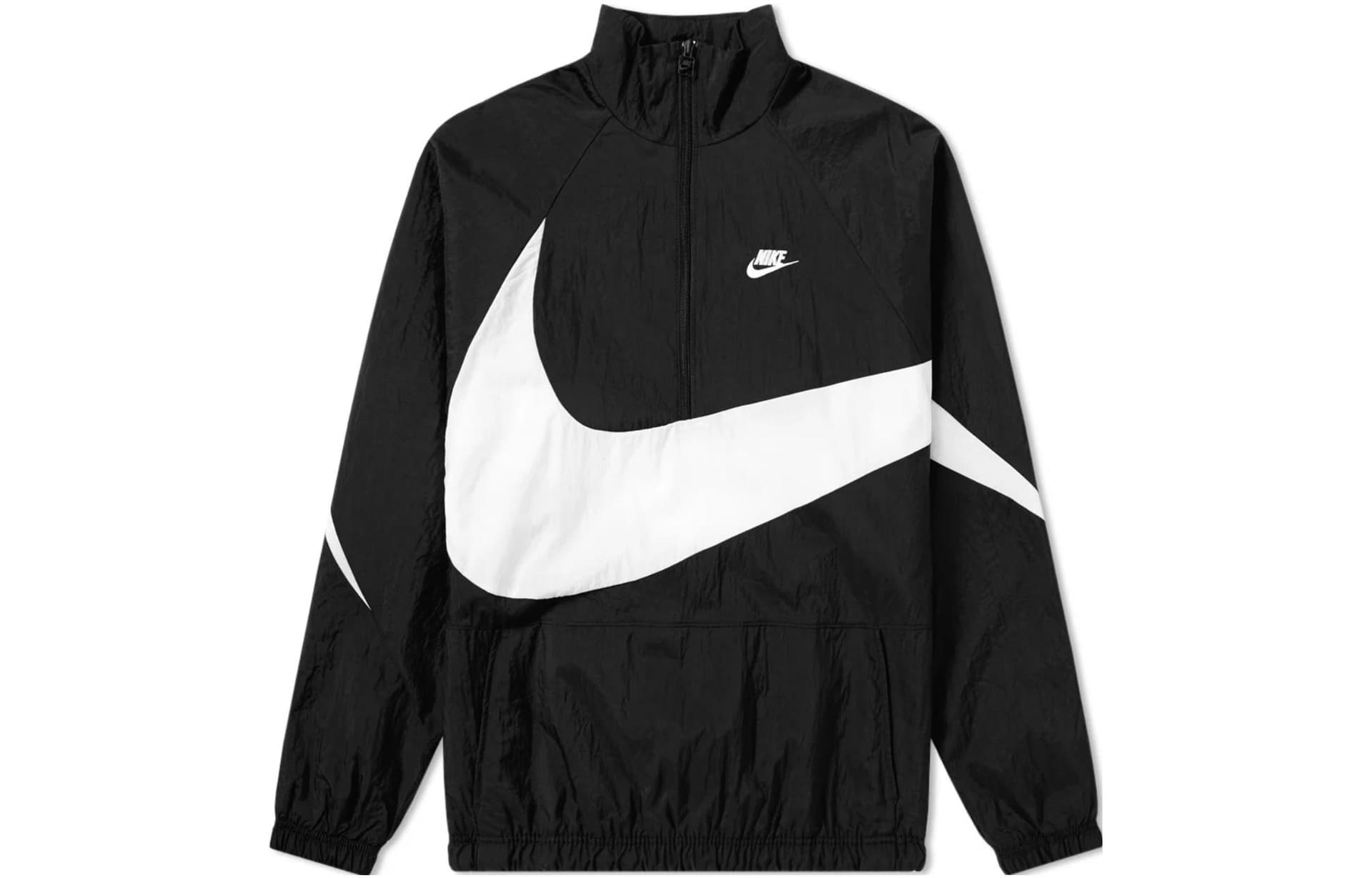Куртка Nike Logo Half-Zip Jacket Black - изображение 1
