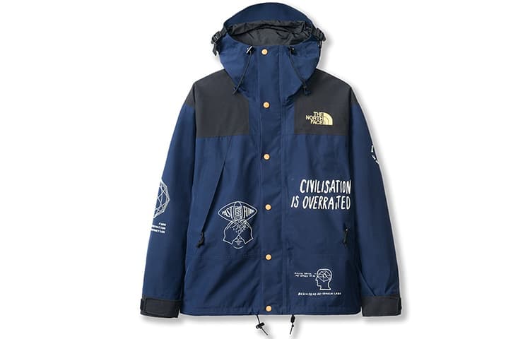 Демисезонная куртка The North Face x Brain Dead Printed Mountain Jacket - изображение 1