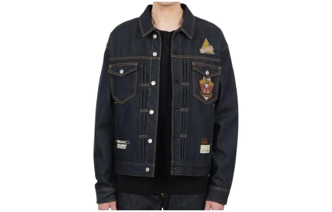 Джинсовая куртка EVISU Letter Logo Denim Jacket - изображение 1