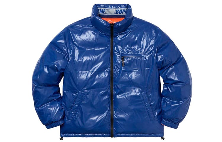 Зимняя куртка Supreme Shiny Reversible Puffy Jacket - изображение 1