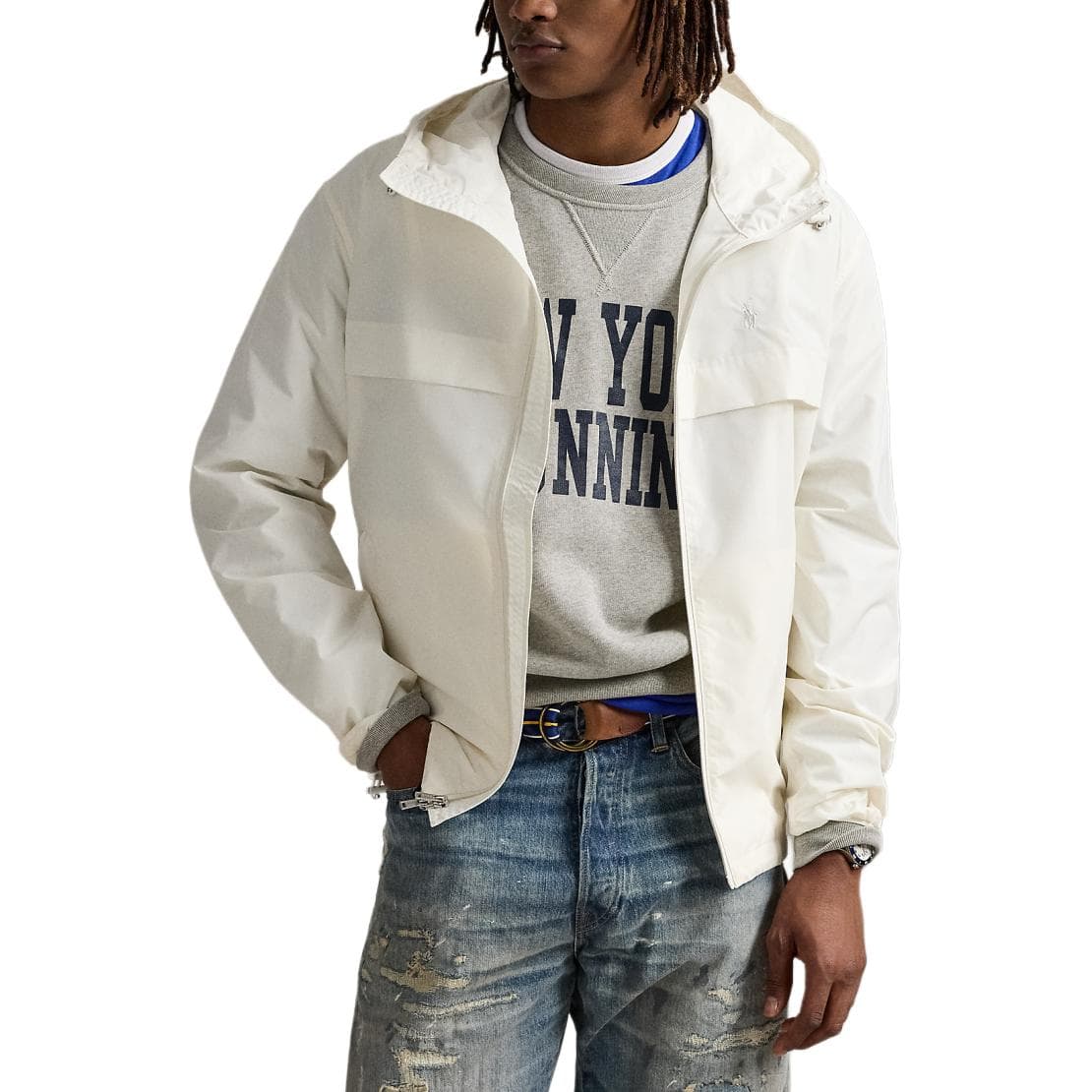 Куртка Polo Ralph Lauren Куртки и Пальто Мужские Выстиранные Белые - изображение 1