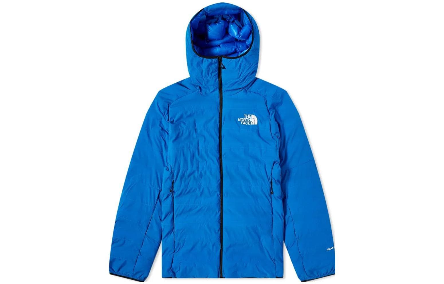 Куртка The North Face Logo Print Zip Hoodie Blue - изображение 1