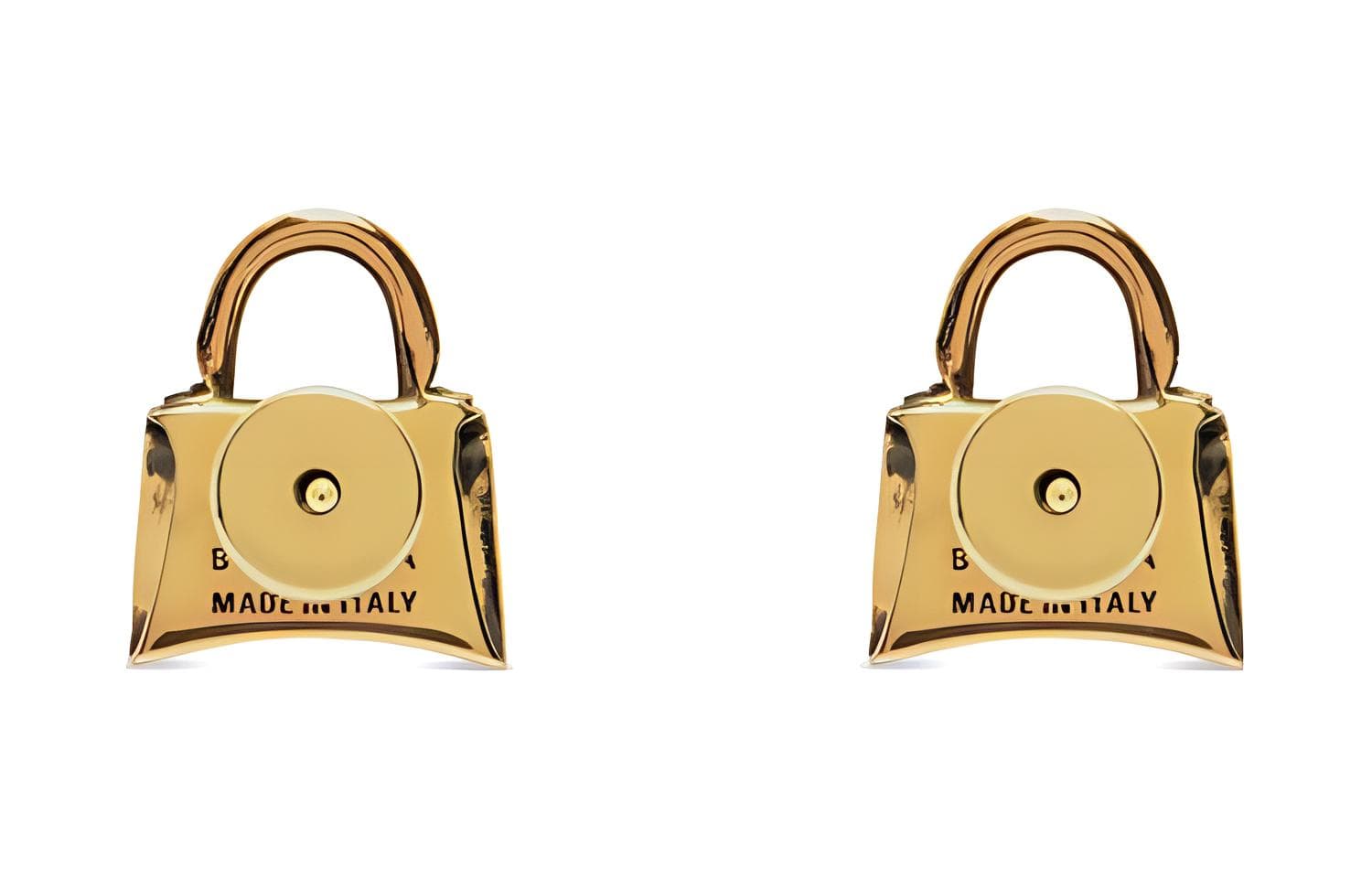 Серьги Balenciaga BAG XS STUD EARRINGS - изображение 2