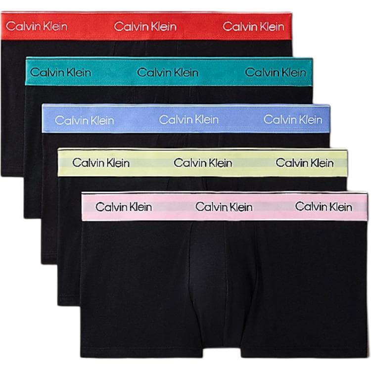 Трусы Calvin Klein Трусы Европейская версия Мужские 5 упаковка Черный - изображение 1