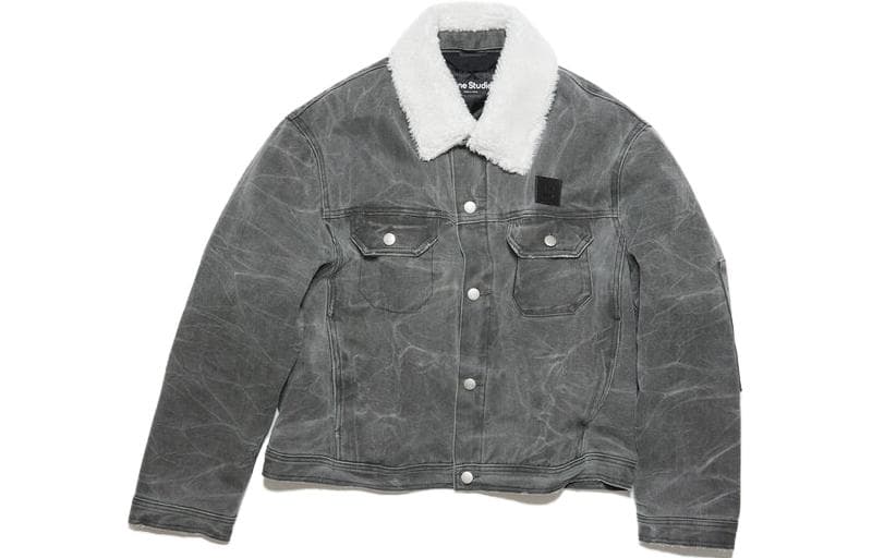 Джинсовая куртка Acne Studios Quilted Denim Jacket Carbon Grey - изображение 1