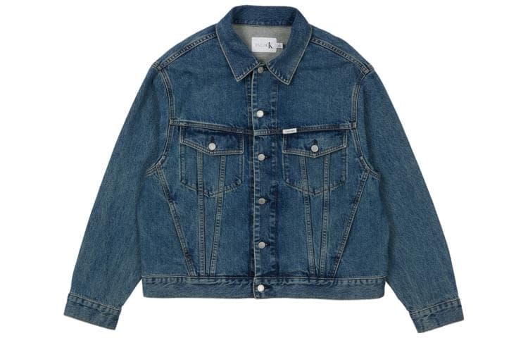 Джинсовая куртка PALACE x Calvin Klein Relaxed Trucker Denim Jacket Tinted Sandstone Indigo - изображение 1