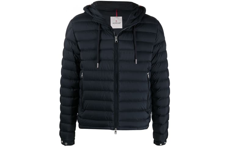 Зимняя куртка Moncler SS21 Hooded Down Jacket Blue - изображение 1
