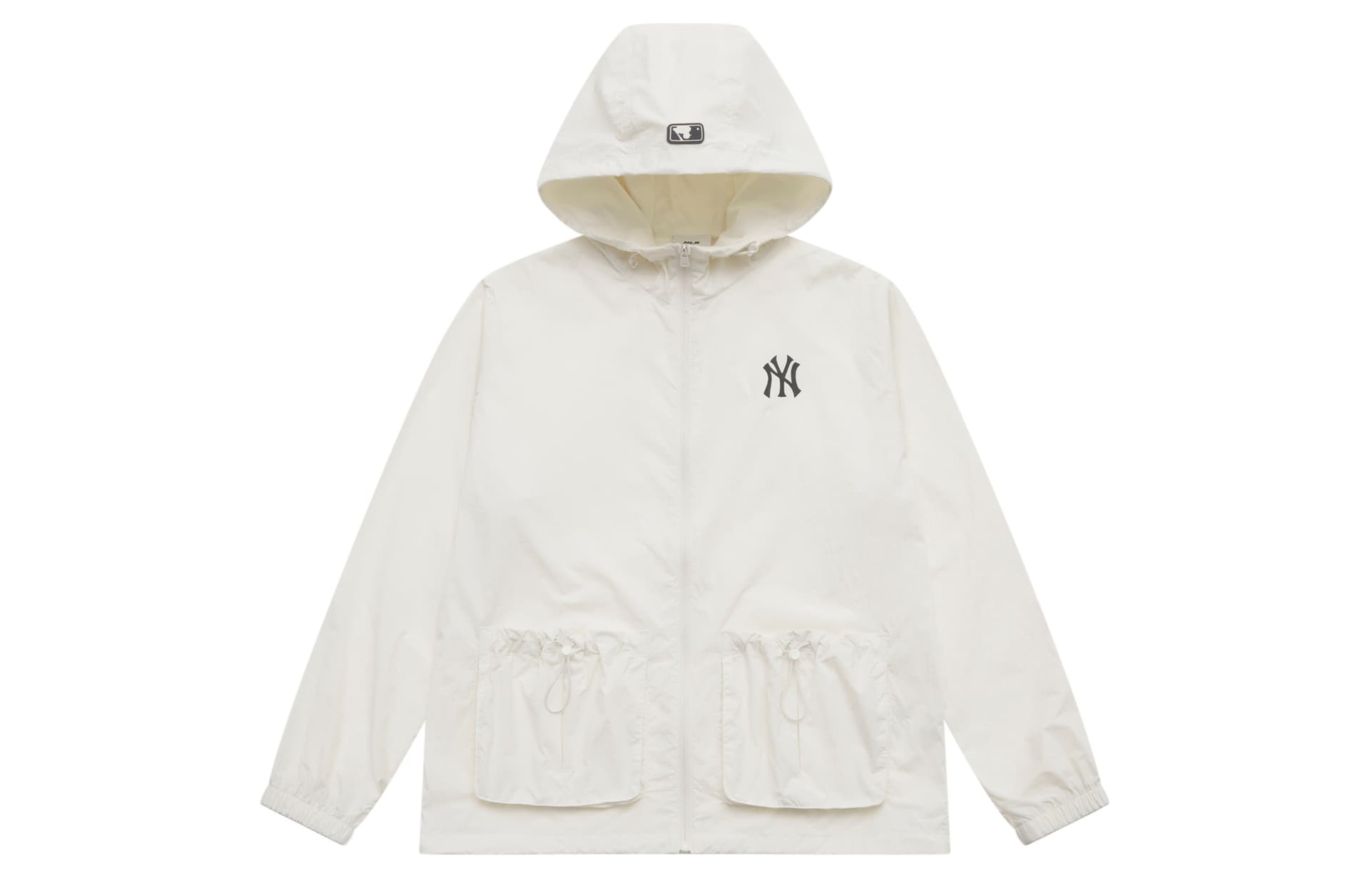 Куртка mlb New York Yankees Basic Collection SS25 Ветрозащитный Куртка Унисекс Сливочный - изображение 1