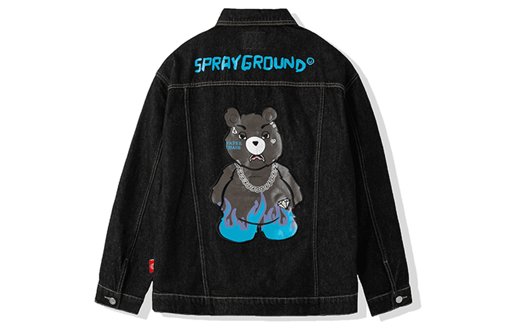 Джинсовая куртка SPRAYGROUND logo - изображение 1