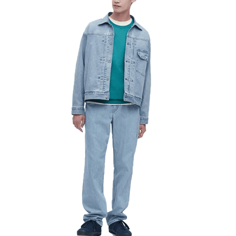 Куртка UNIQLO Denim Jacket Light Blue - изображение 1
