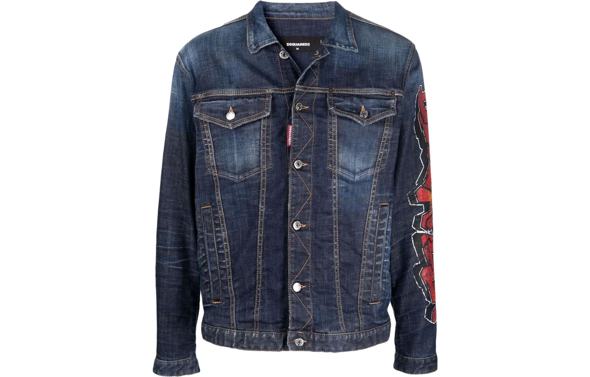 Джинсовая куртка DSQUARED 2 SS22 Logo - изображение 1