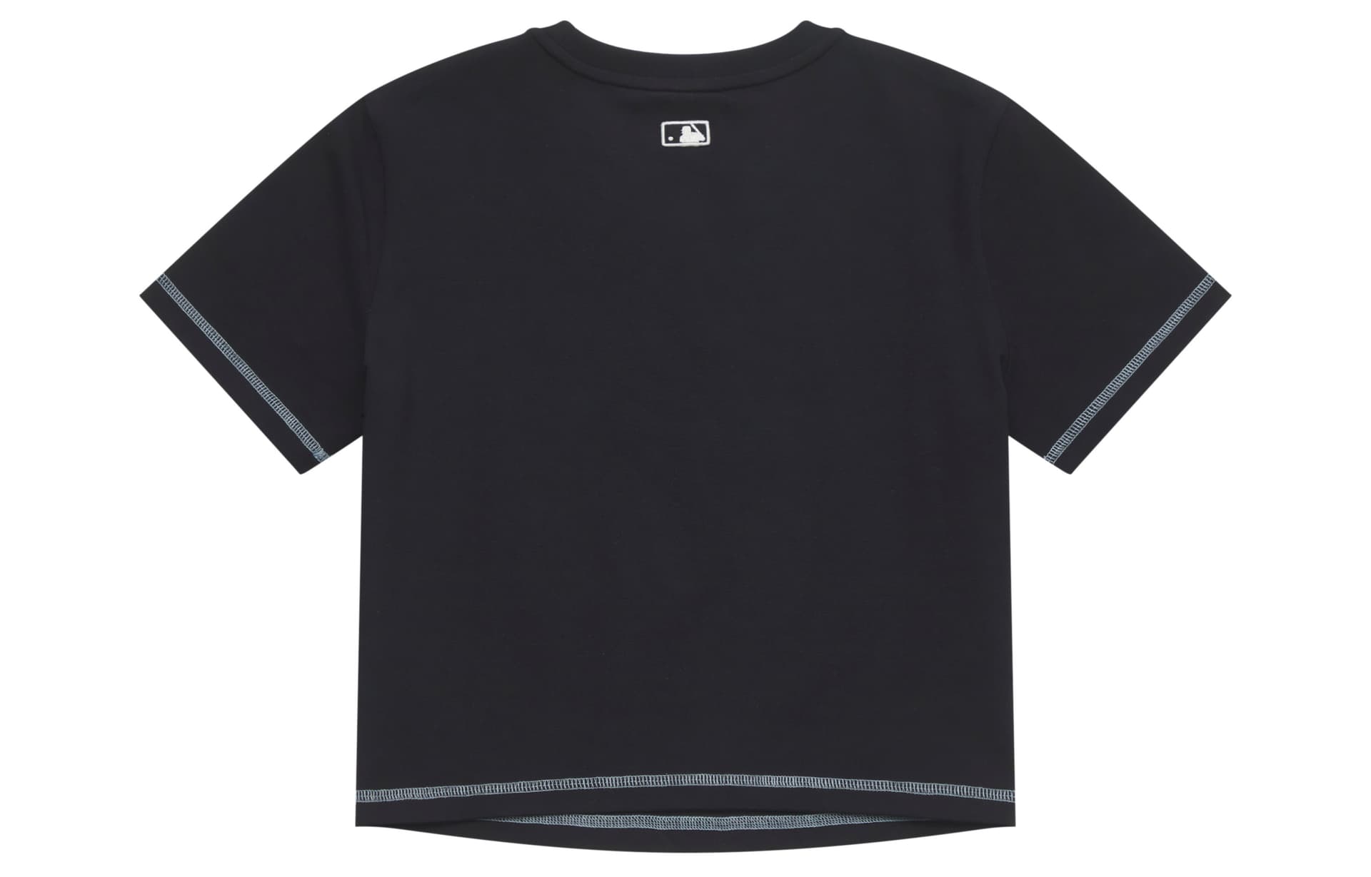 Футболка MLB Base Logo New York Yankees Черные Женские T-рубашки - изображение 2