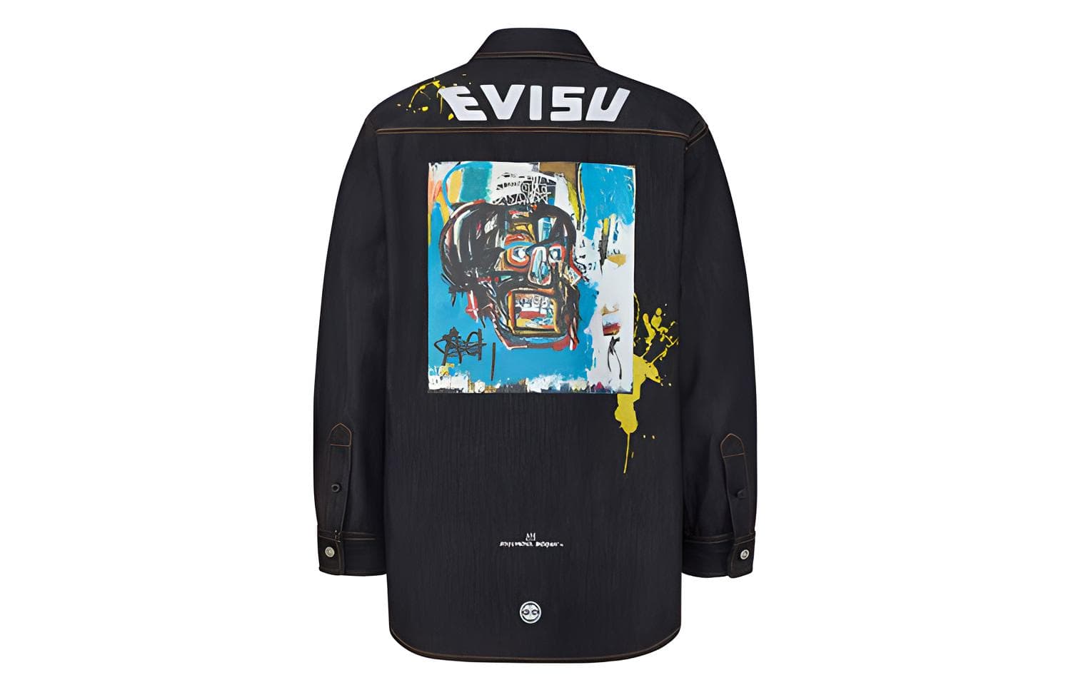 Джинсовая куртка EVISU x jean michel basquiat - изображение 2