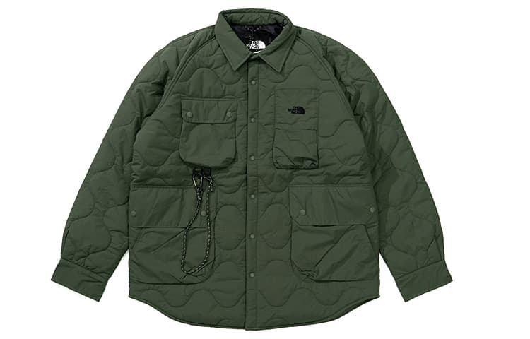 Зимняя куртка пуховик The North Face Urban Exploration Green - изображение 1