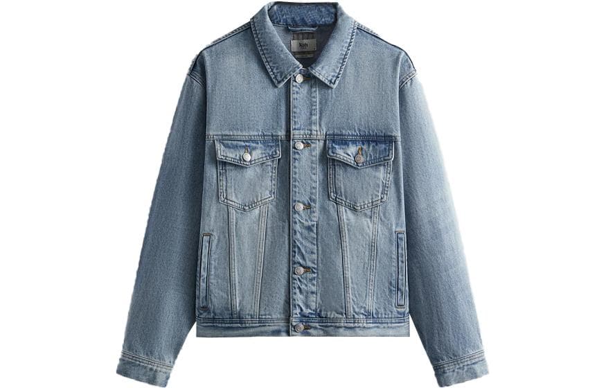 Джинсовая куртка KITH FW23 Centre Denim Jacket Logo - изображение 1