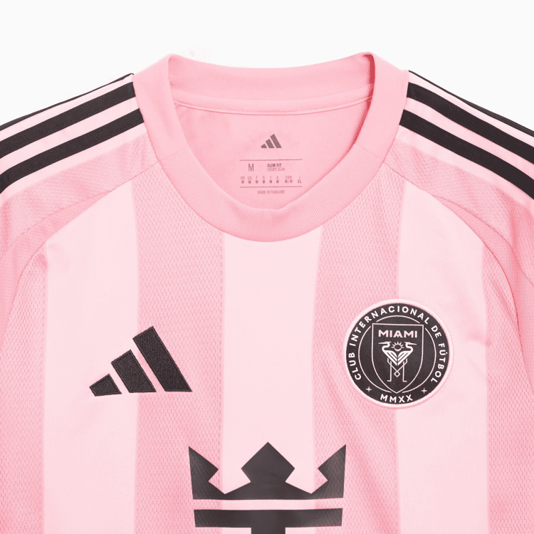 Adidas Inter Miami Inter Miami 2022 2023 Сезон Домашняя Джерси Домашняя Футбол Джерси Фанатская версия Мужская Розовая - изображение 3