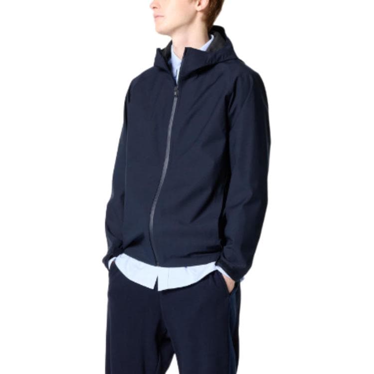 Куртка UNIQLO Куртки и Пальто Мужской Темно-Синий - изображение 1