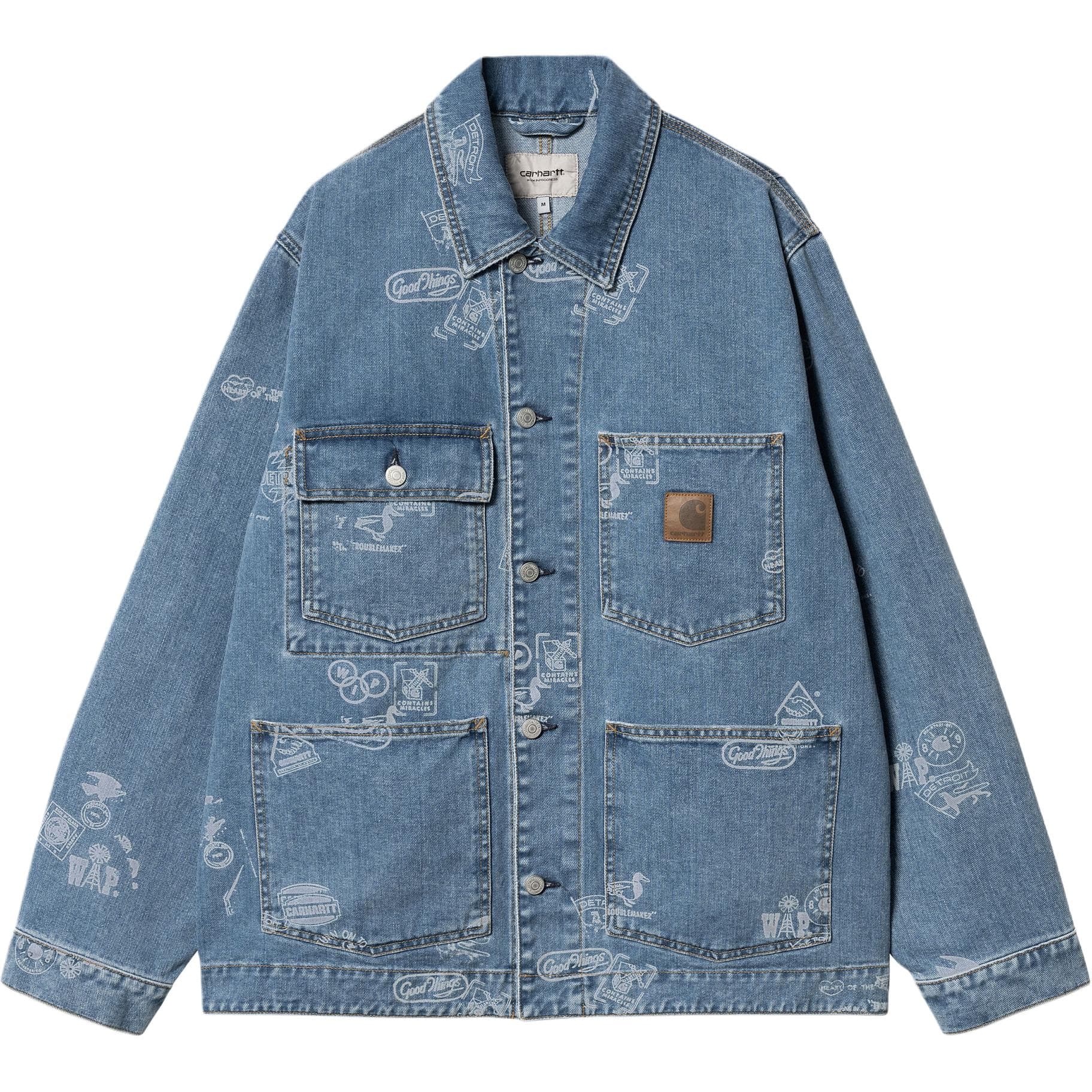 Джинсовая куртка Carhartt WIP Stamp Jacket - изображение 1