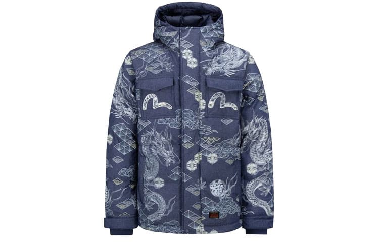 Зимняя куртка пуховик EVISU - изображение 1