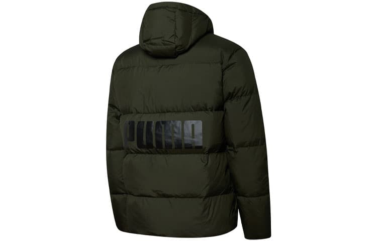 Зимняя куртка Puma Logo Hoodie Down Jacket - изображение 1