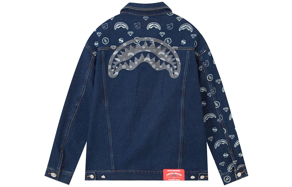 Джинсовая куртка SPRAYGROUND Logo - изображение 1