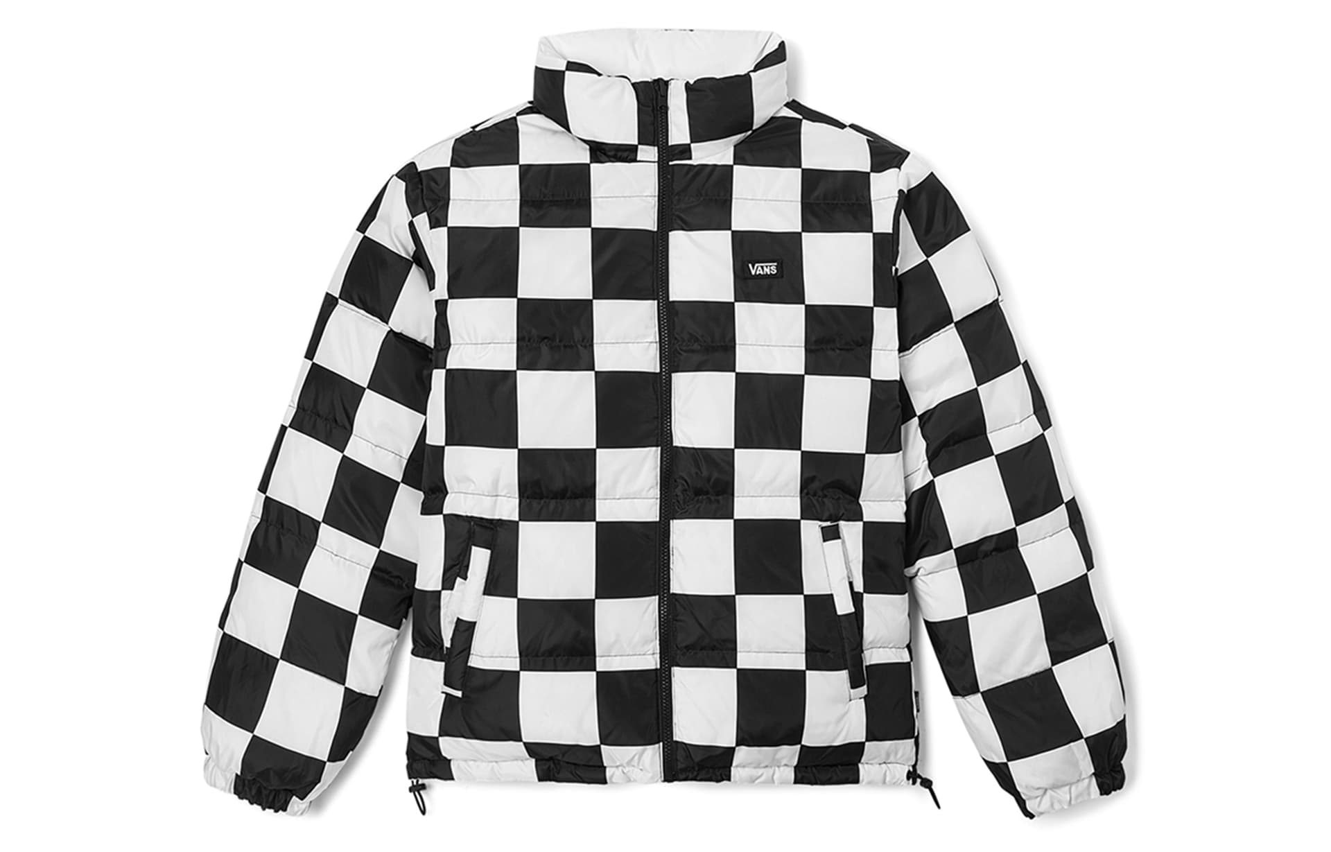 Зимняя куртка Vans Reversible Checkered Long Sleeve Puffer Jacket - изображение 1