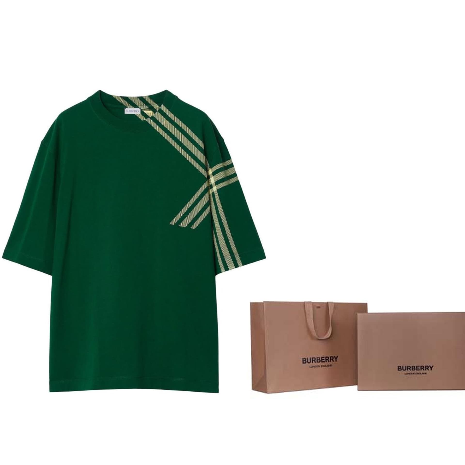 Футболка Burberry FW23 T-Shirt Deep Green - изображение 9