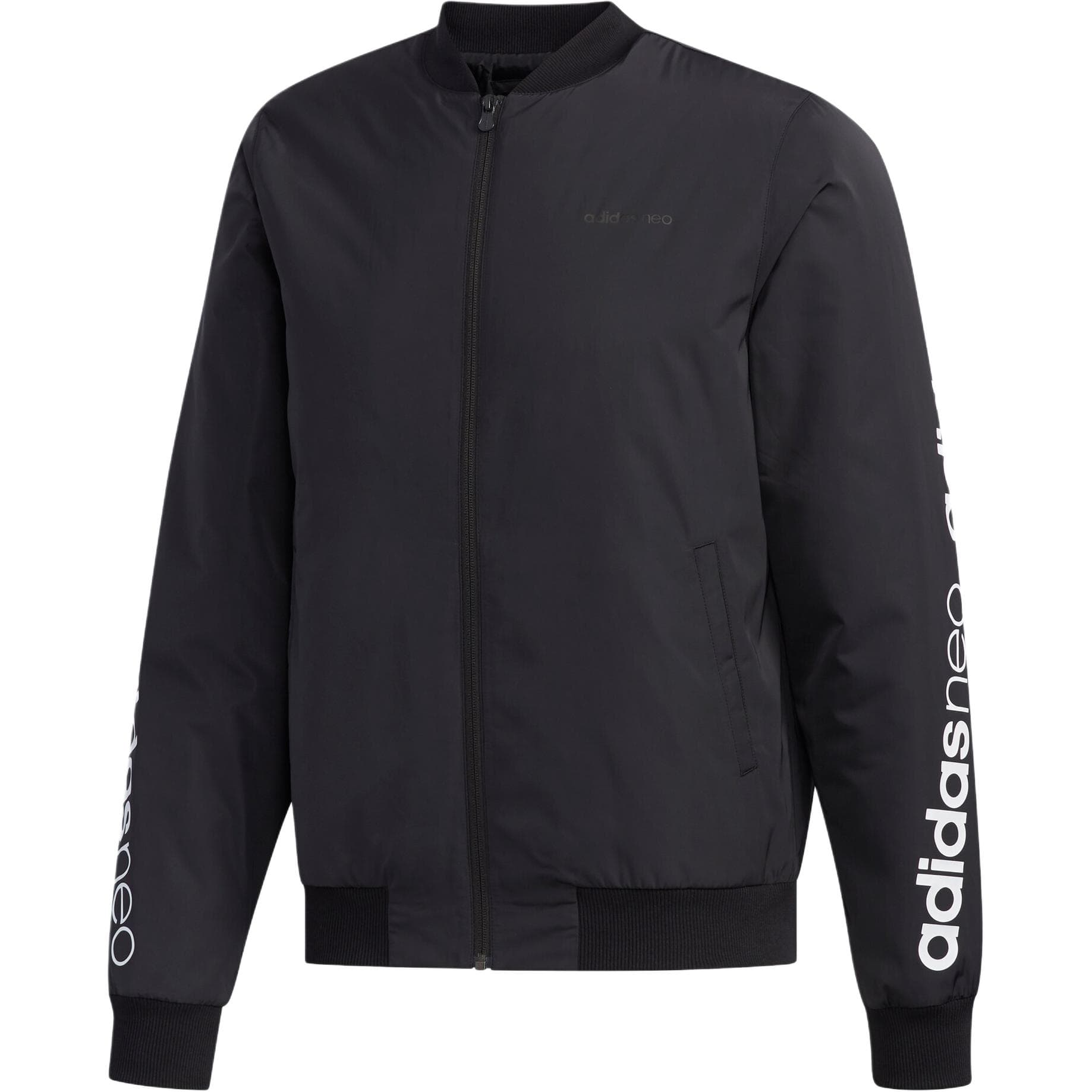 Зимняя куртка пуховик Adidas Neo Пуховая куртка Мужская Черная - изображение 1