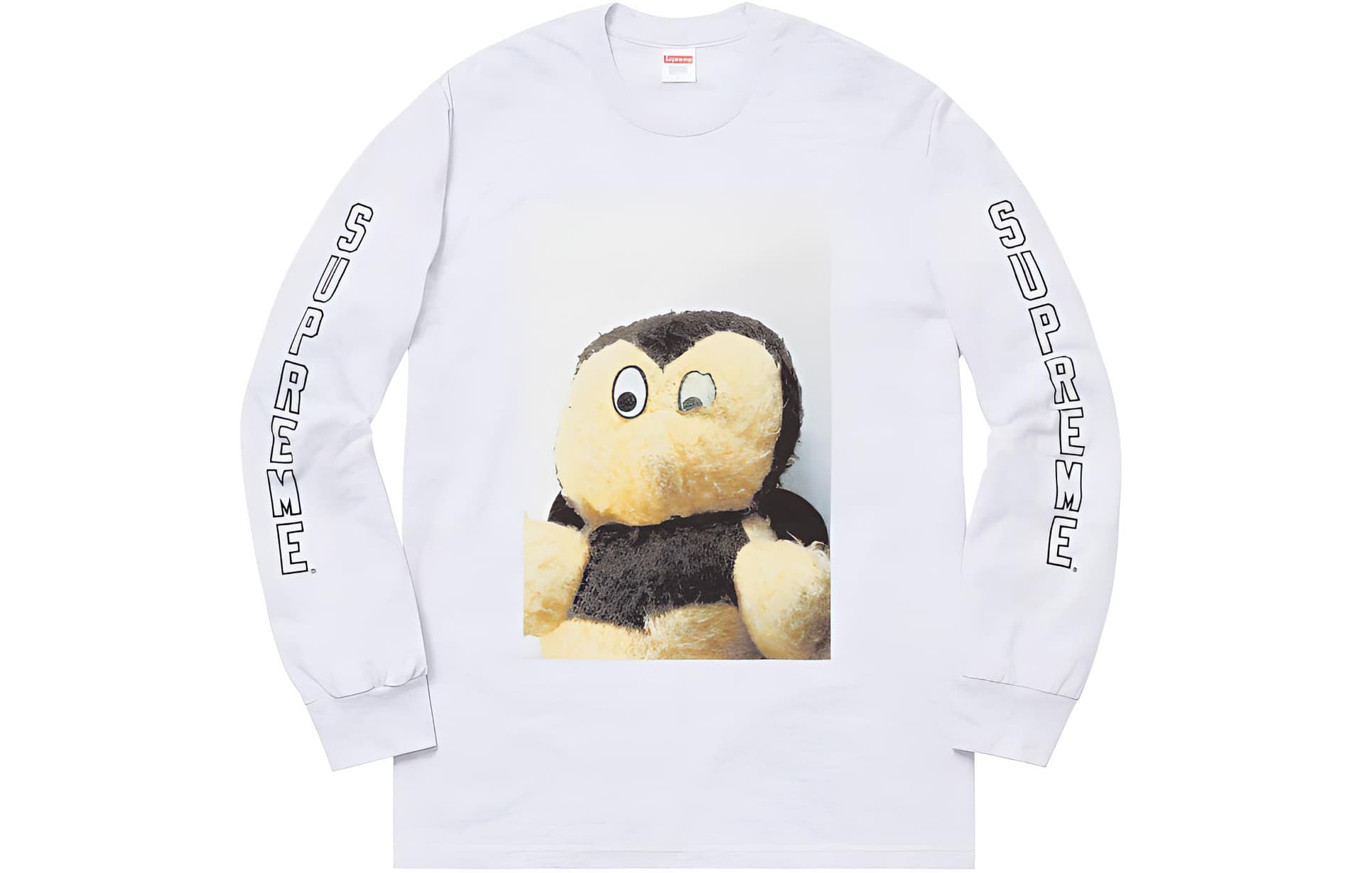 Футболка Supreme FW18 Mike Kelley AhhYouth! L/S Tee Ash Grey - изображение 1