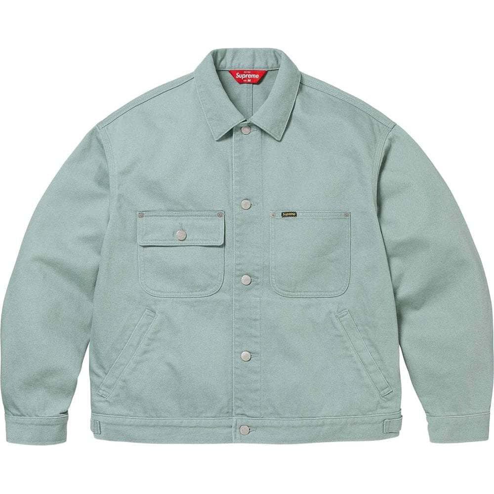Куртка Supreme SS24 WEEK15 DENIM CHORE TRUCKER JACKET logo - изображение 1