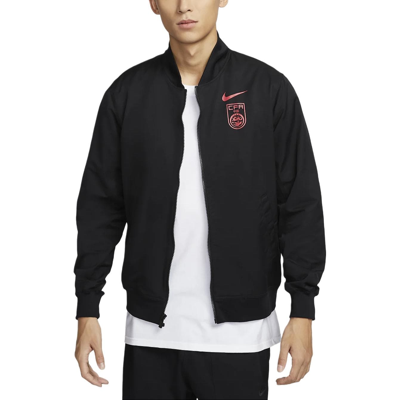 Куртка Nike Sport Essentials Куртки и Пальто Мужские Черный Серый Красный - изображение 3