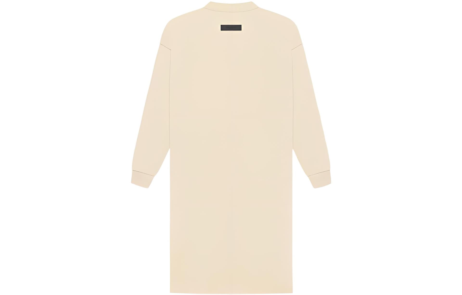 Платье Fear of God Essentials FW22 Womens Ls Tee Dress Canary Logo - изображение 2